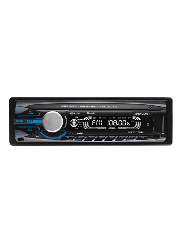 Sencor SCT 5017BMR - Car - digital receiver - in-dash unit - Single-DIN - Auto radio