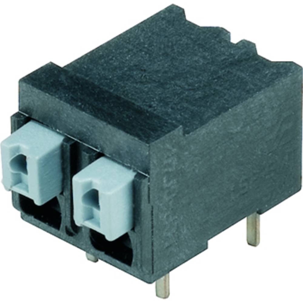 Weidmüller 1876430000 Veerkrachtklemblok 1.5 mm² Aantal polen 2 Zwart 265 stuk(s)