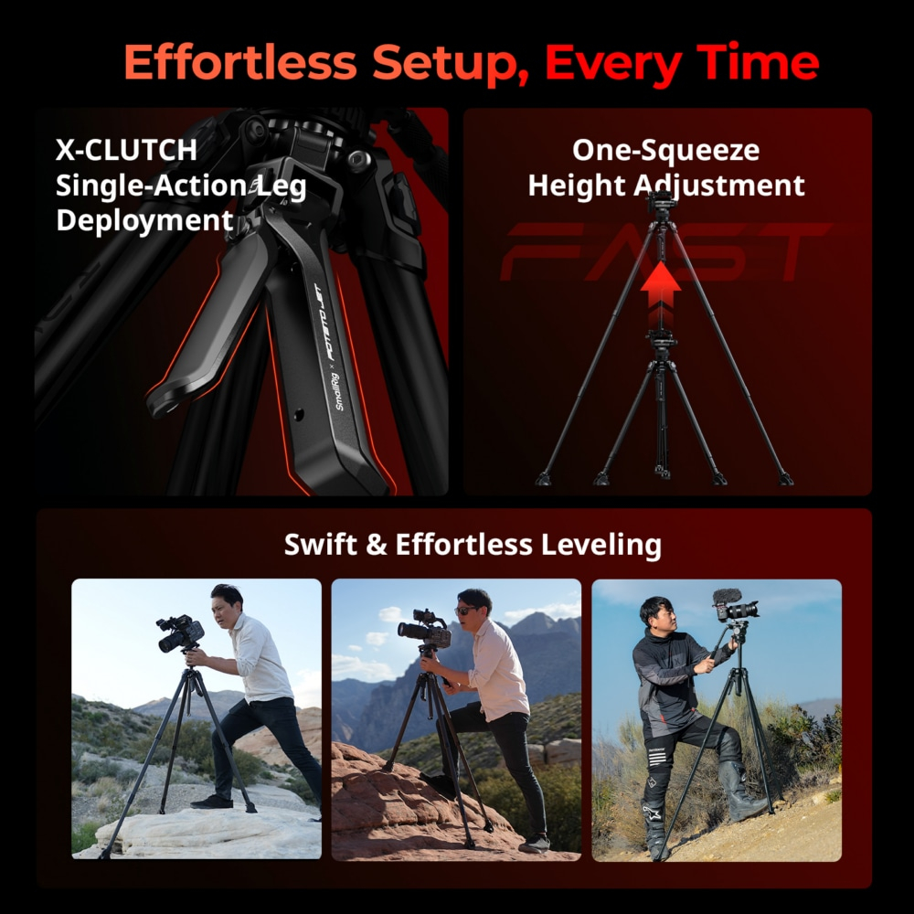 SmallRig 5756  X Potato Jet Tribex Carbon II Tripod