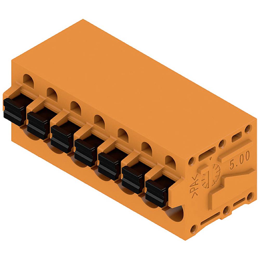 Weidmüller 1331750000 Klemschroefblok 2.5 mm² Aantal polen 7 Oranje 40 stuk(s)