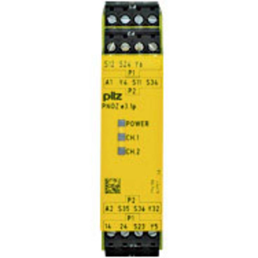 PILZ PNOZ e3.1p 24VDC 2so Veiligheidsschakelapparaat Voedingsspanning (num): 24 V/DC 2x NO (b x h x d) 22.5 x 94 x 121 mm 1 stuk(s)