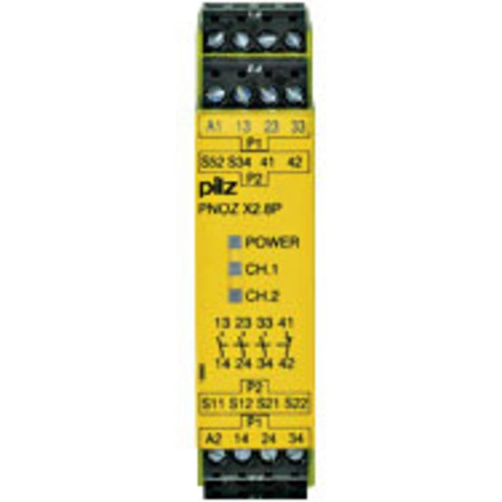 PILZ PNOZ X2.8P 24-240VAC/DC 3n/o 1n/c Veiligheidsschakelapparaat 3x NO, 1x NC (b x h x d) 22.5 x 94 x 121 mm 1 stuk(s)