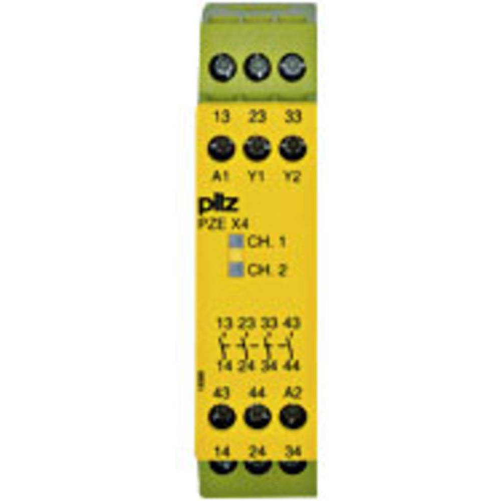 PILZ PZE X4 24VDC 4n/o Contactuibreiding Voedingsspanning (num): 24 V/DC 4x NO (b x h x d) 22.5 x 87 x 121 mm 1 stuk(s)