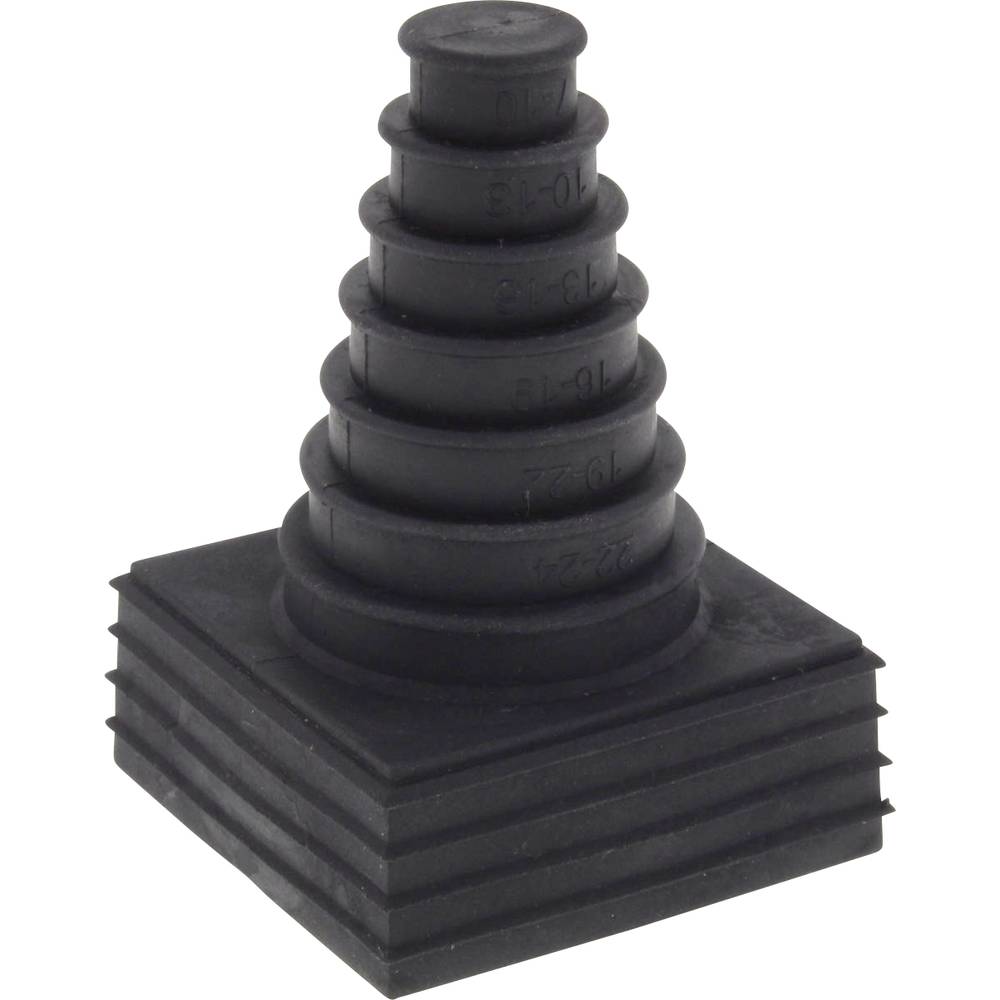 Wiska CDGS 7-24 HB BK Dicht-inzetstuk Kunststof 10 stuk(s)