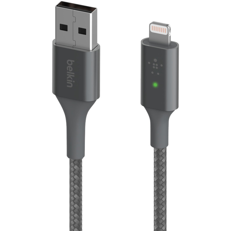 Belkin Boost Charge Lightning/ USB-A kabel met slimme led, 1,2 meter Kabel