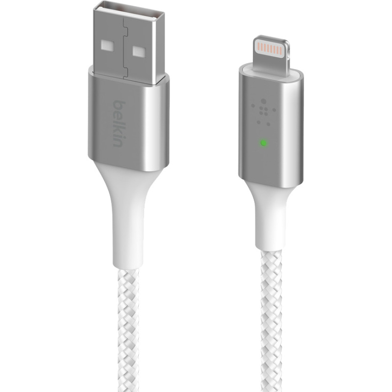 Belkin Boost Charge Lightning/ USB-A kabel met slimme led, 1,2 meter Kabel