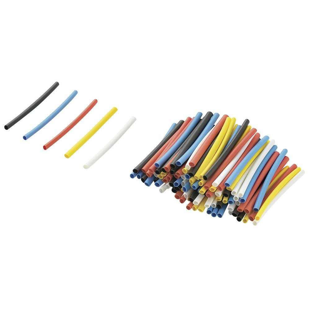 Conrad Components 542379 Krimpkous assortiment Bont 1.60 mm 0.80 mm Krimpverhouding:2:1 125 stuk(s)