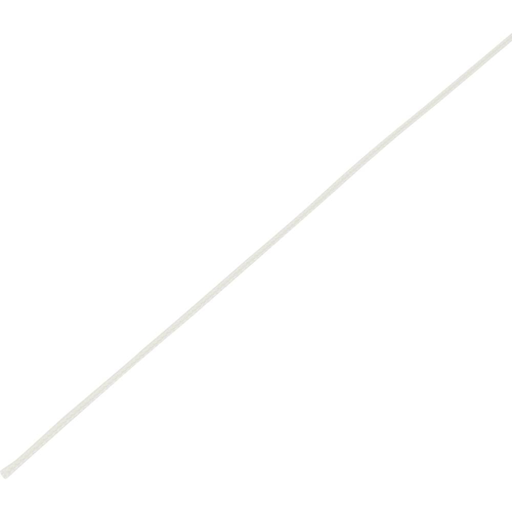 Conrad Components 1243891 CBBOX0307-WT Gevlochten slang Wit PET 3 tot 7 mm 10 m