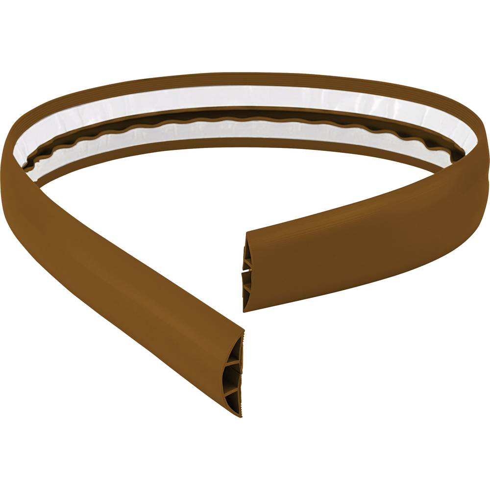 Conrad Components Kabelbrug 1226936 PVC Bruin Aantal kanalen: 1 1800 mm Inhoud: 1 stuk(s)