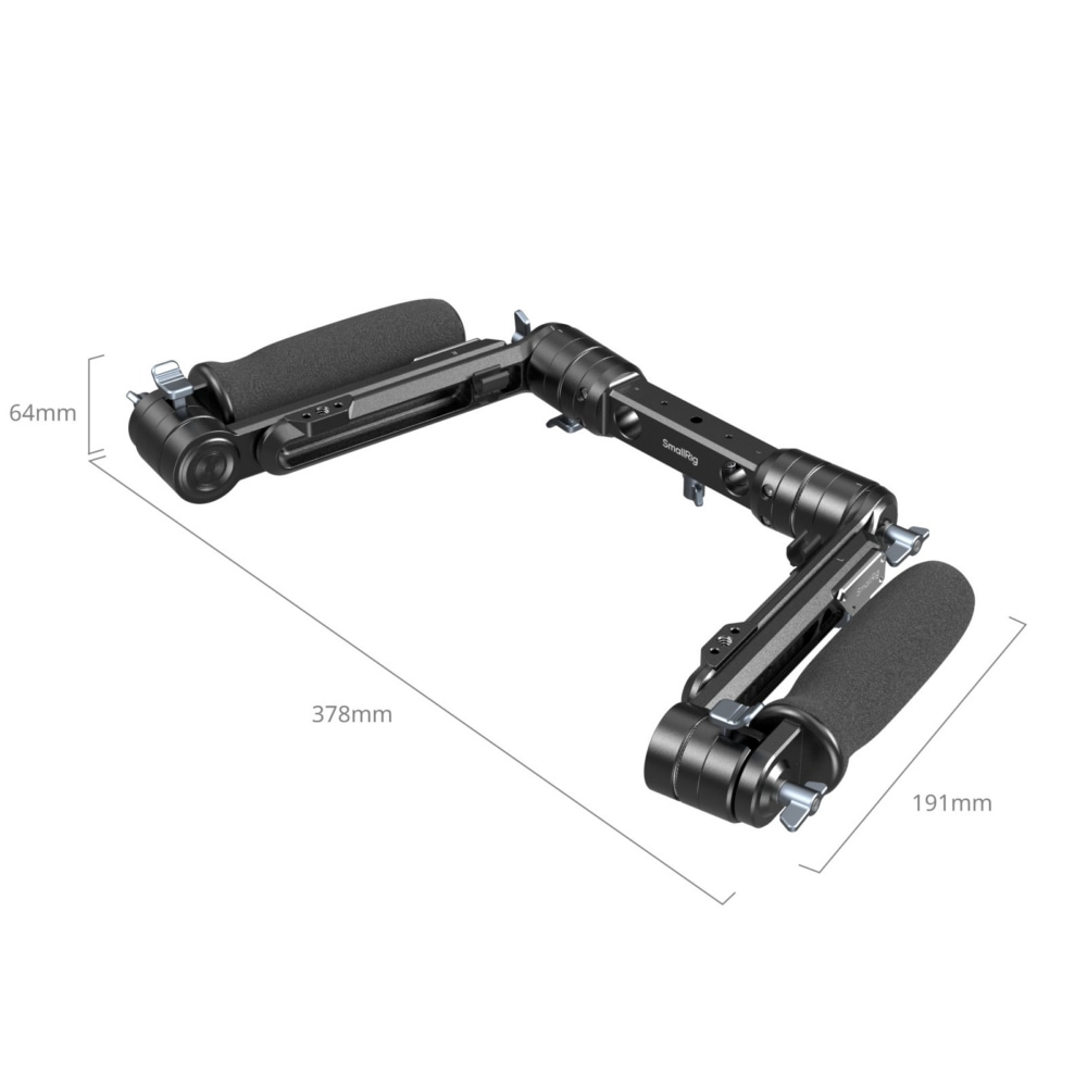 SmallRig 5205 Shoulder Rig Dual-Handle For 15mm LWS Rods