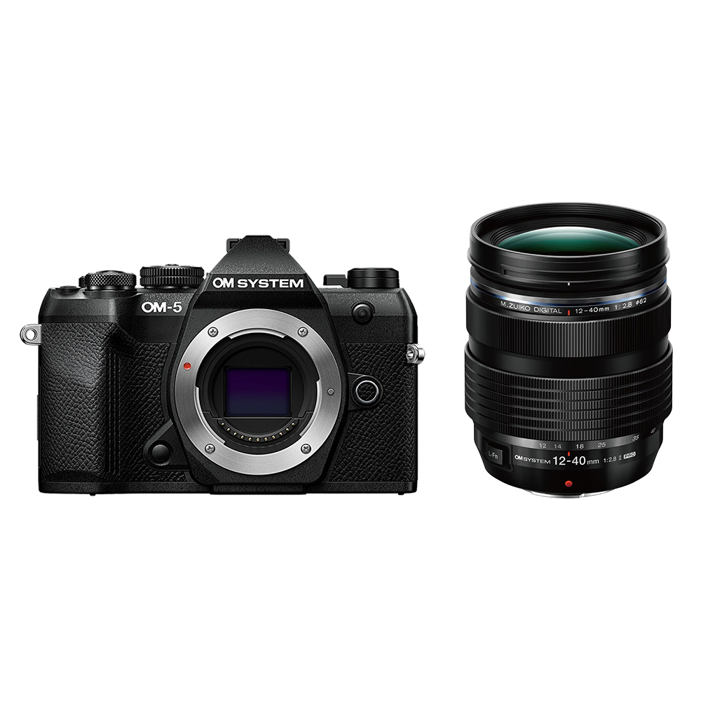 OM System OM-5 Mark II Zwart + 12-40mm f/2.8 Pro II