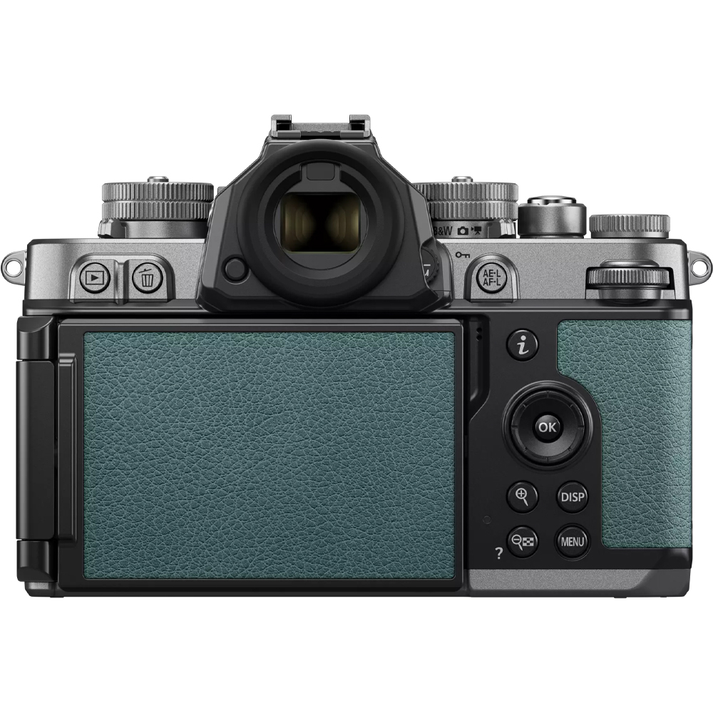Nikon Z f Silver Body Teal Blue