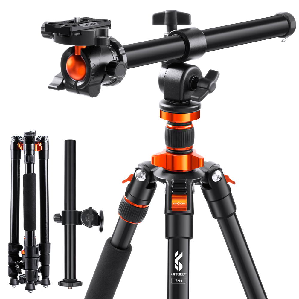 K&F Concept Statief K234A6 231cm monopod en horizontale arm