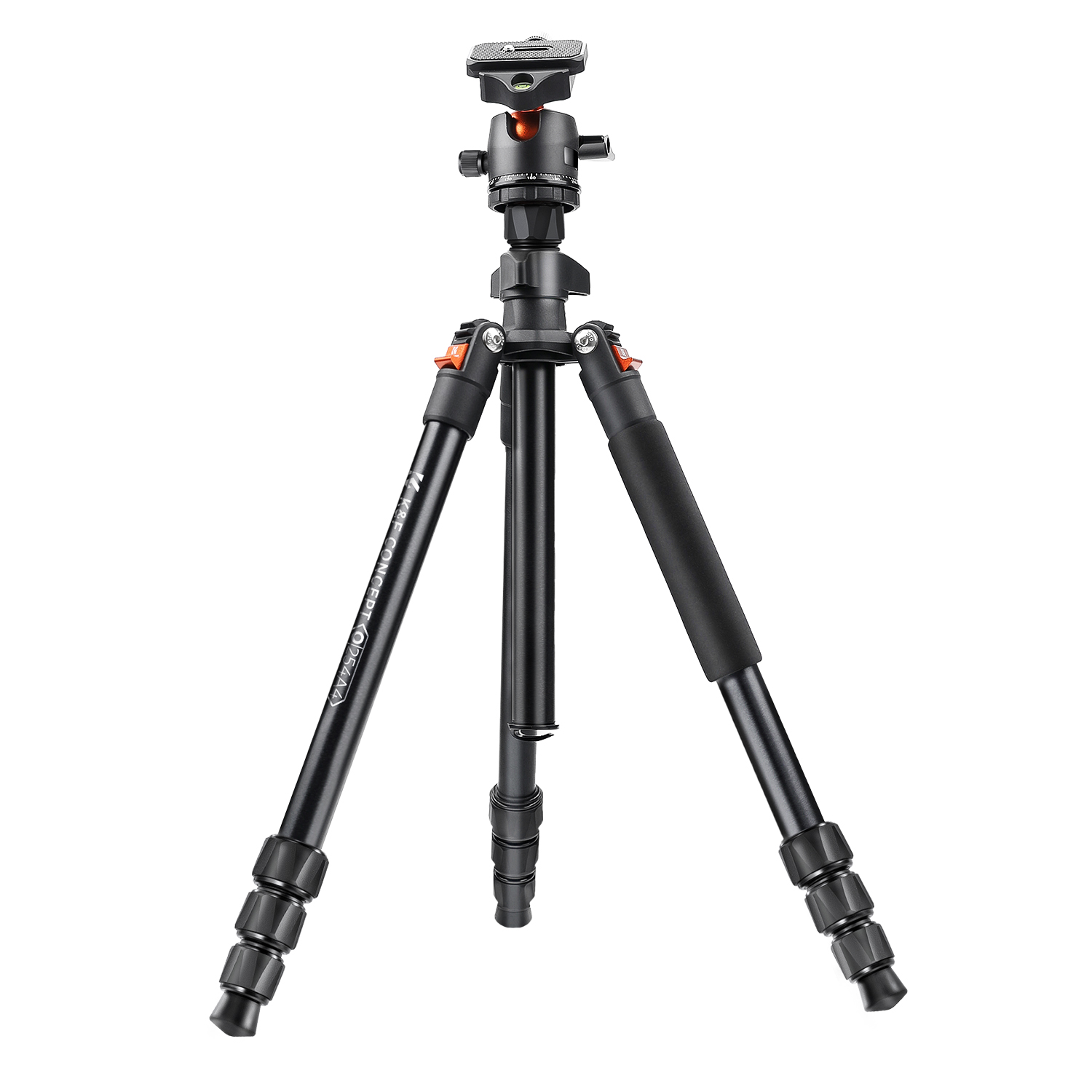 K&F Concept Statief O234A2 163cm met twist lock & tel.houder