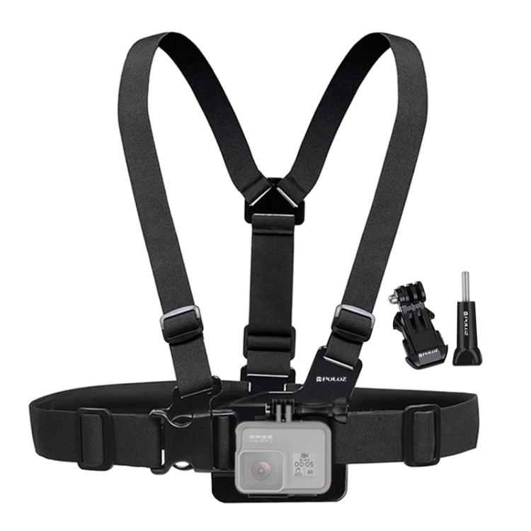 Puluz Verstelbare Body Mount-riem Borstband voor GoPro