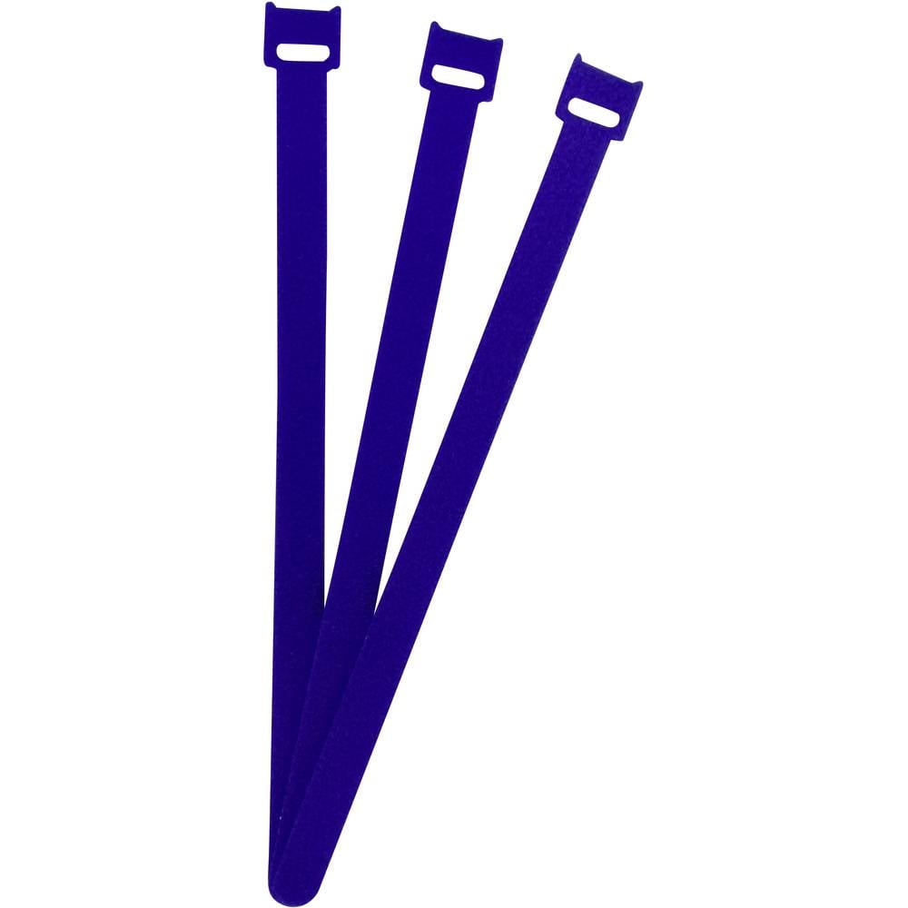 FASTECH Klittenband kabelbinder Om te bundelen Haak- en lusdeel (l x b) 250 mm x 13 mm Blauw 100 stuk(s)