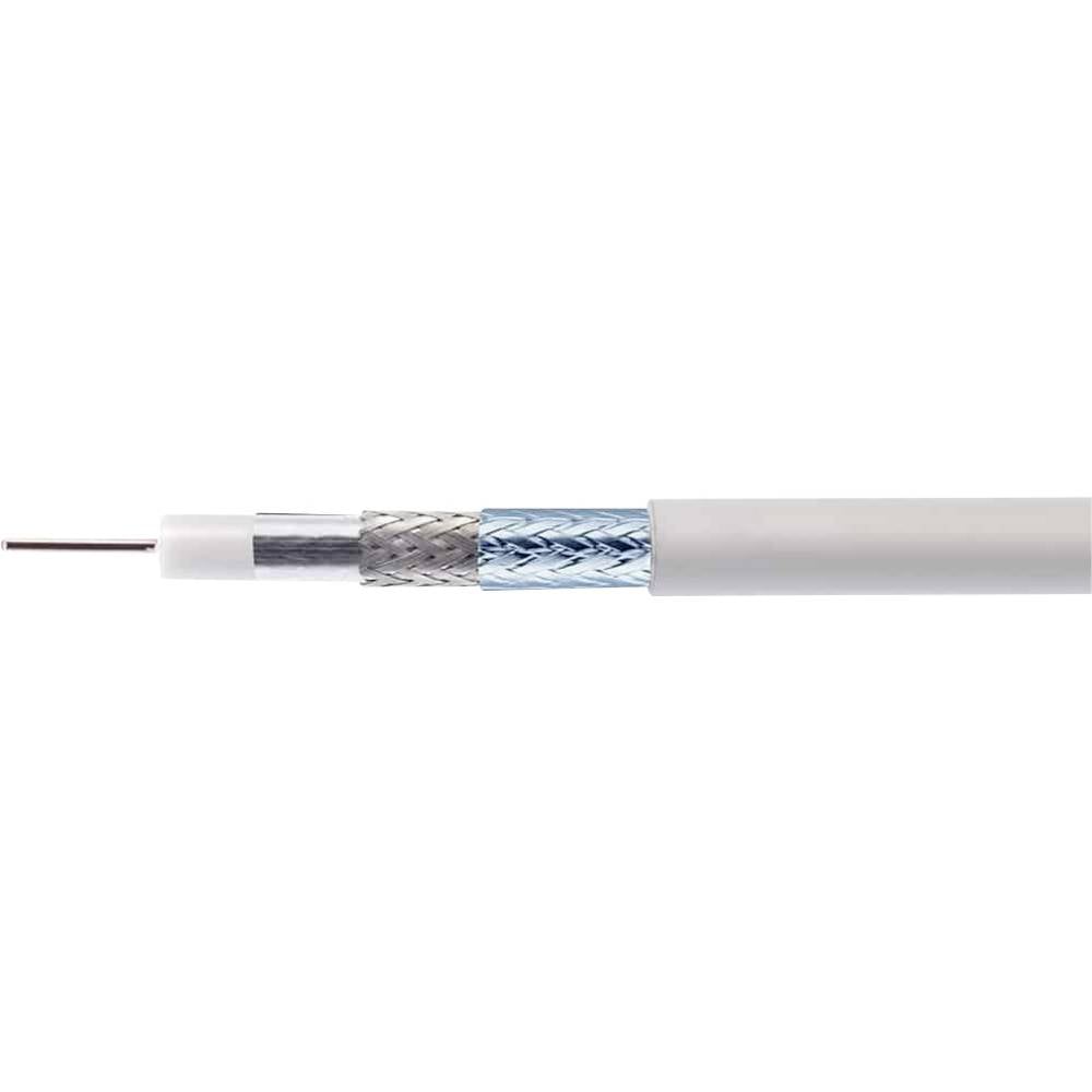 Kathrein 215500016 Coaxkabel Buitendiameter: 6.9 mm 75 Ω Wit per meter