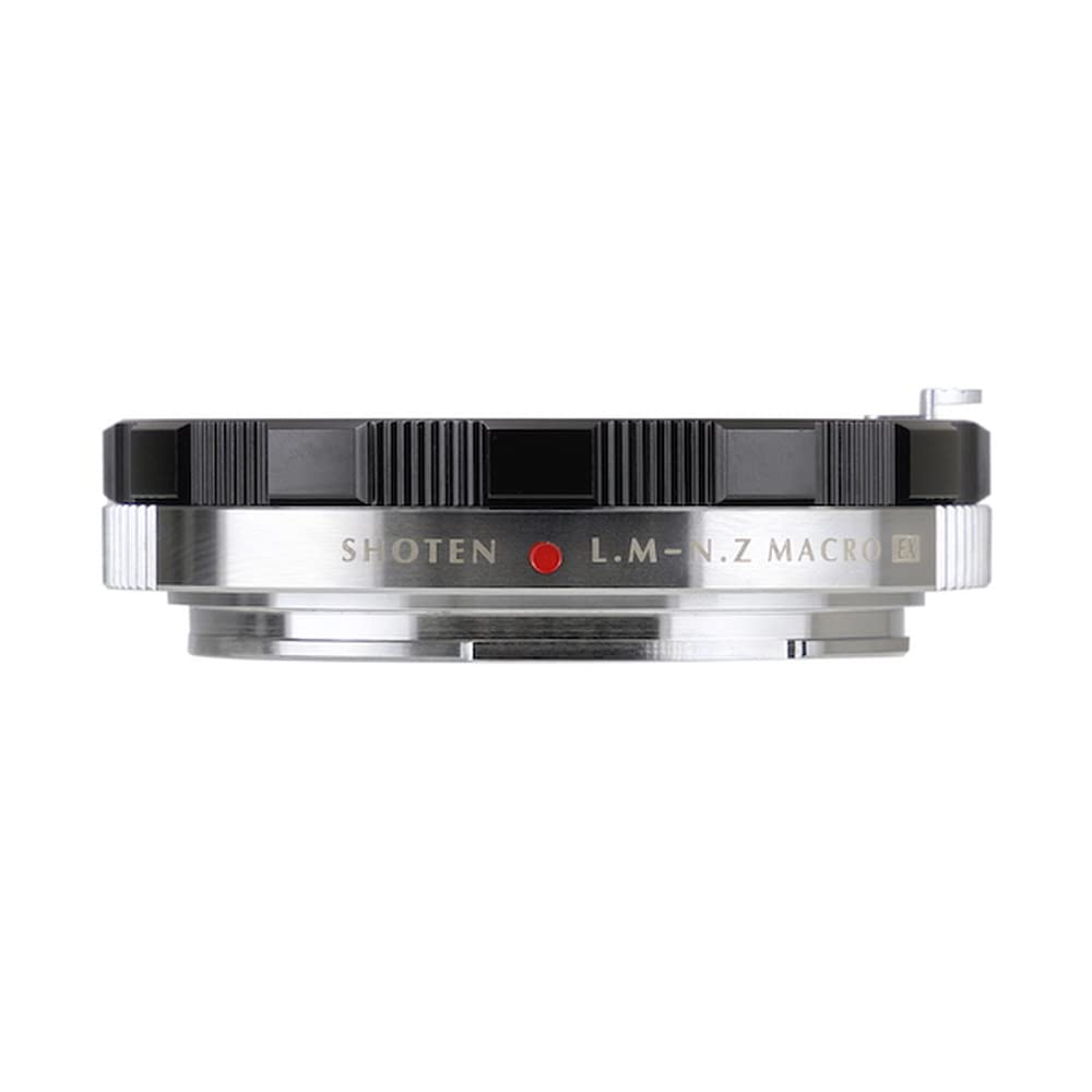 SHOTEN vattingadapter M EX M-vattinglens Nikon Z-vatting met helicoïde LM-NZ (B) (Leica-conversie) zwart