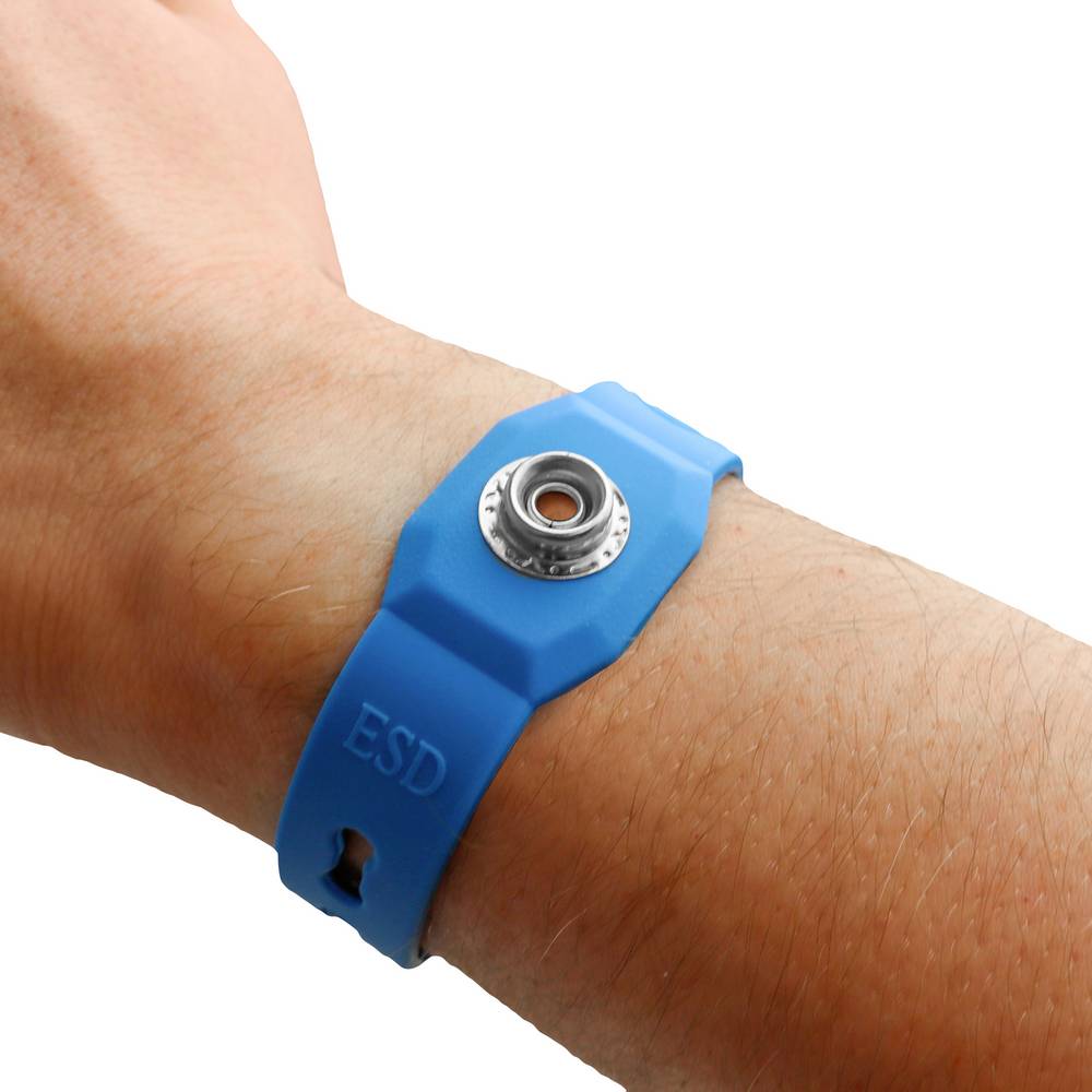 Antistat 066-0067 ESD-armband Blauw