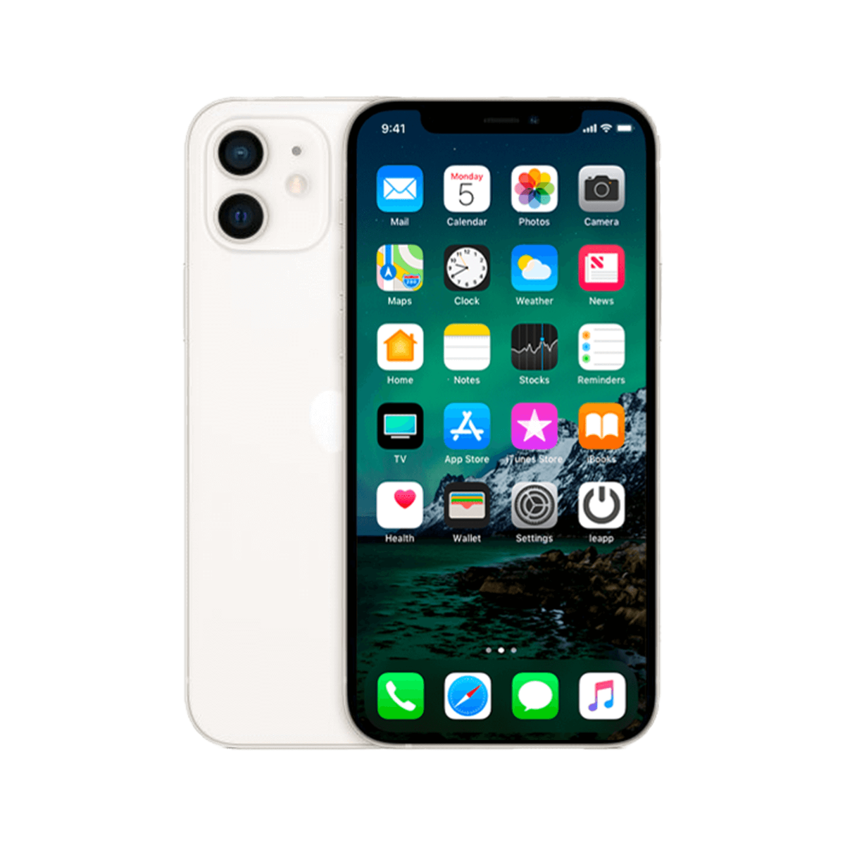 Refurbished iPhone 12 Mini 128 GB Wit Als nieuw + Nieuwe batterij