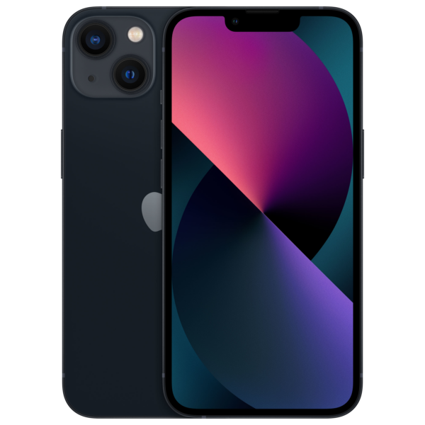 Refurbished iPhone 13 256 GB Zwart Als nieuw + Nieuwe batterij