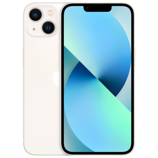 Refurbished iPhone 13 256 GB Wit Als nieuw + Nieuwe batterij