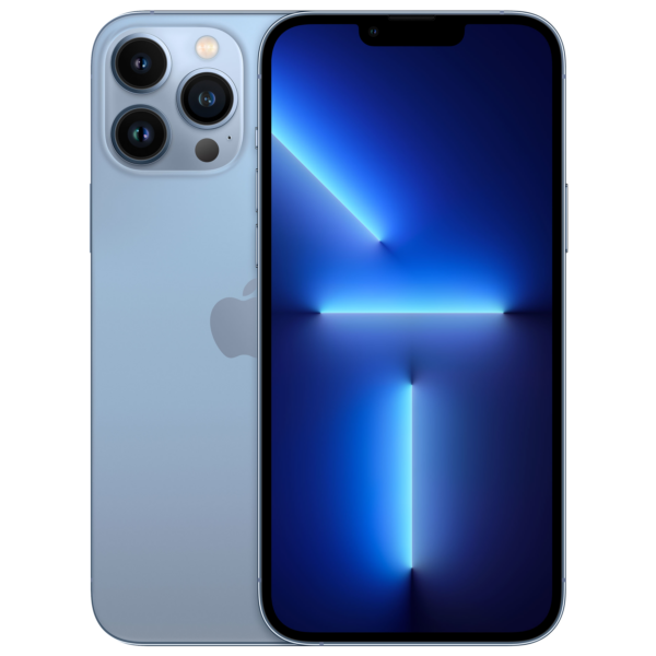 Refurbished iPhone 13 Pro Max 128 GB Blauw Als nieuw + Nieuwe batterij