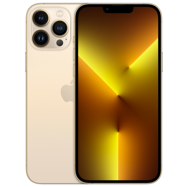 Refurbished iPhone 13 Pro Max 128 GB Goud Als nieuw + Nieuwe batterij