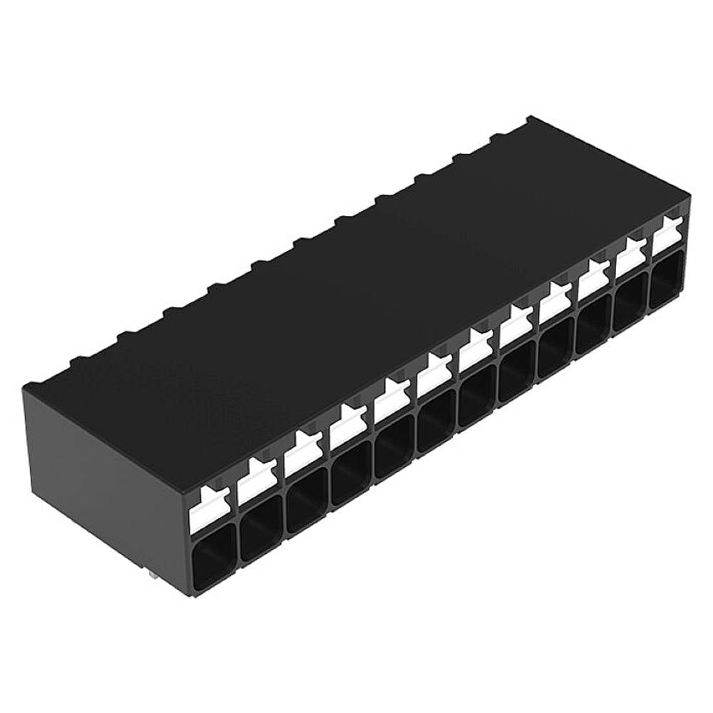 WAGO 2086-1212 Printklem 1.50 mm² Aantal polen 12 Zwart 72 stuk(s)
