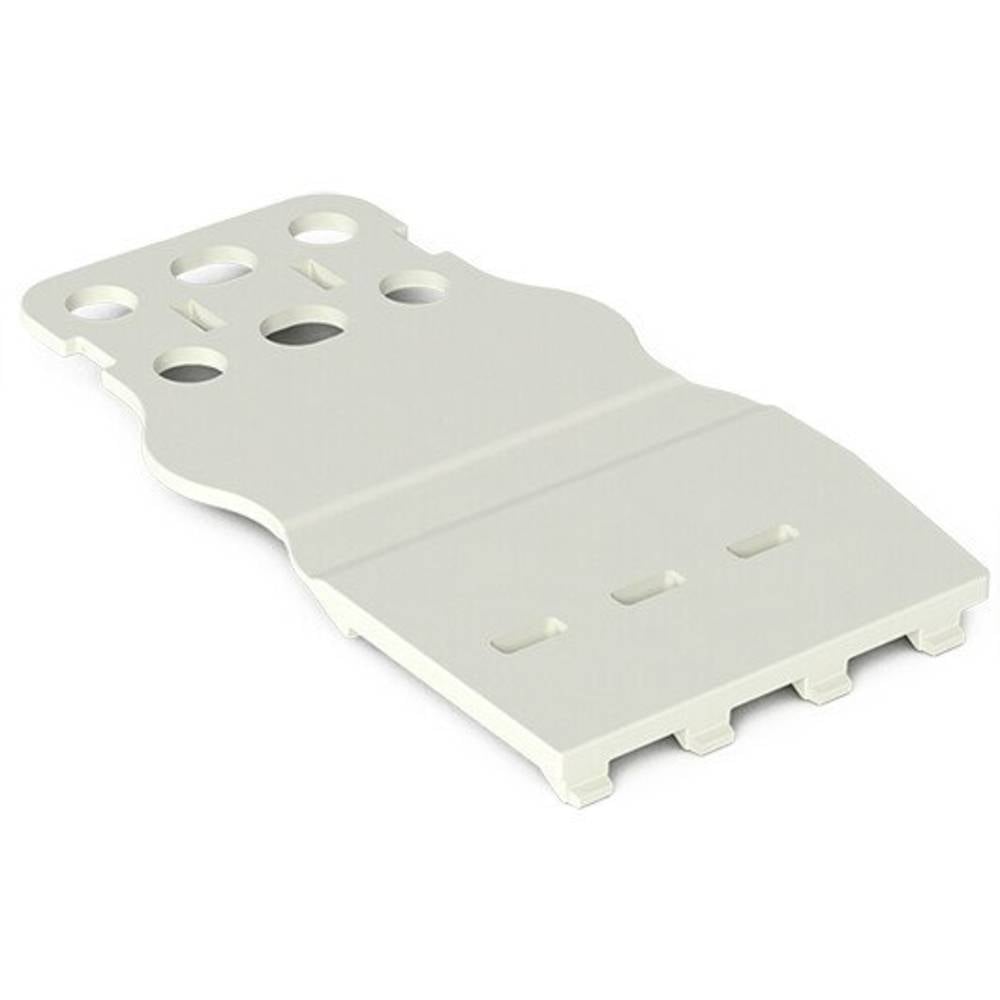 WAGO Trekontlastplaat, rastermaat 10,16 mm, lichtgrijs  GmbH & Co. KG 832-534  Inhoud: 40 stuk(s)