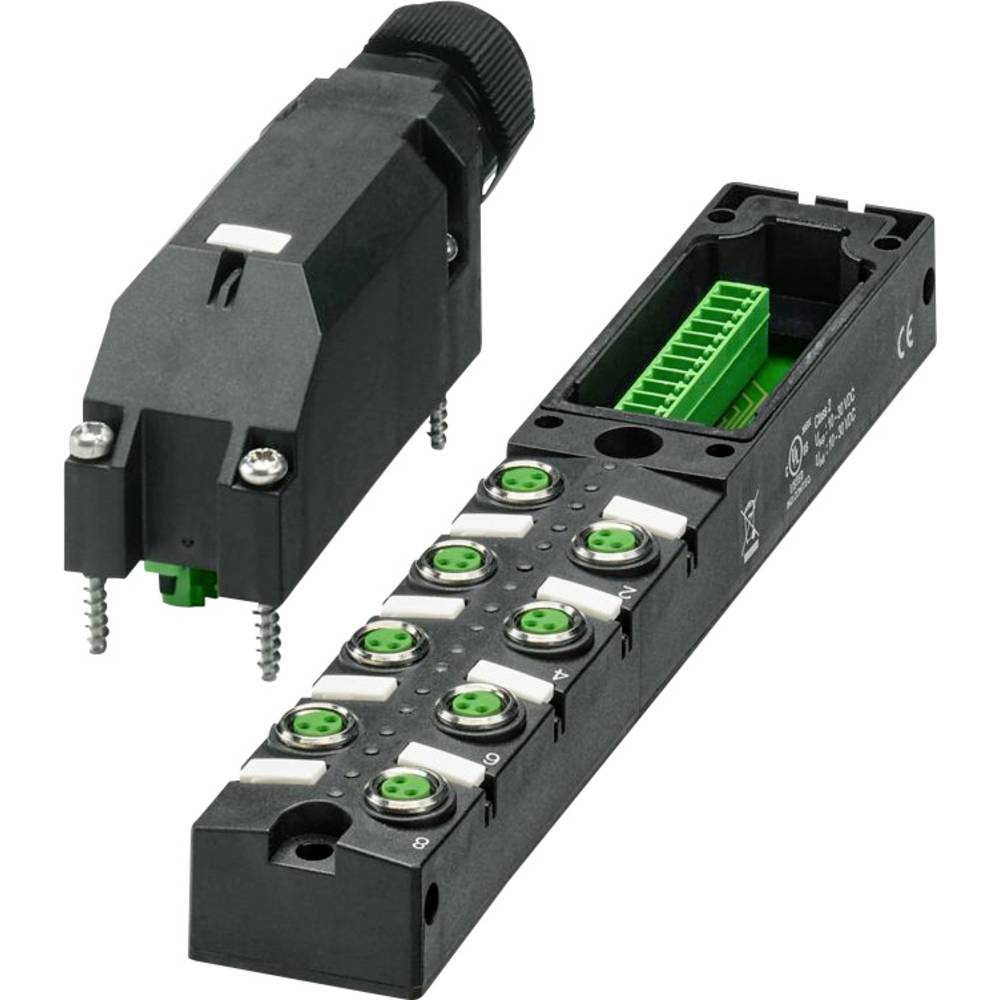 Phoenix Contact SACB- 8/3-L-C-M8 HD 1197611 Sensor/actuator box M8-verdeler met metalen schroefdraad 1 stuk(s)