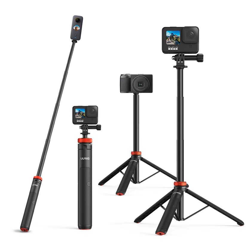 Ulanzi UURig TP-03 Selfie Stick Statief 130cm voor GoPro