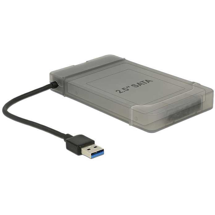 DeLOCK USB-A 3.2 converter > SATA 22-Pin stekker Converter