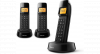 Philips D1403 - Vaste telefoon - Trio DECT telefoon - Zwart