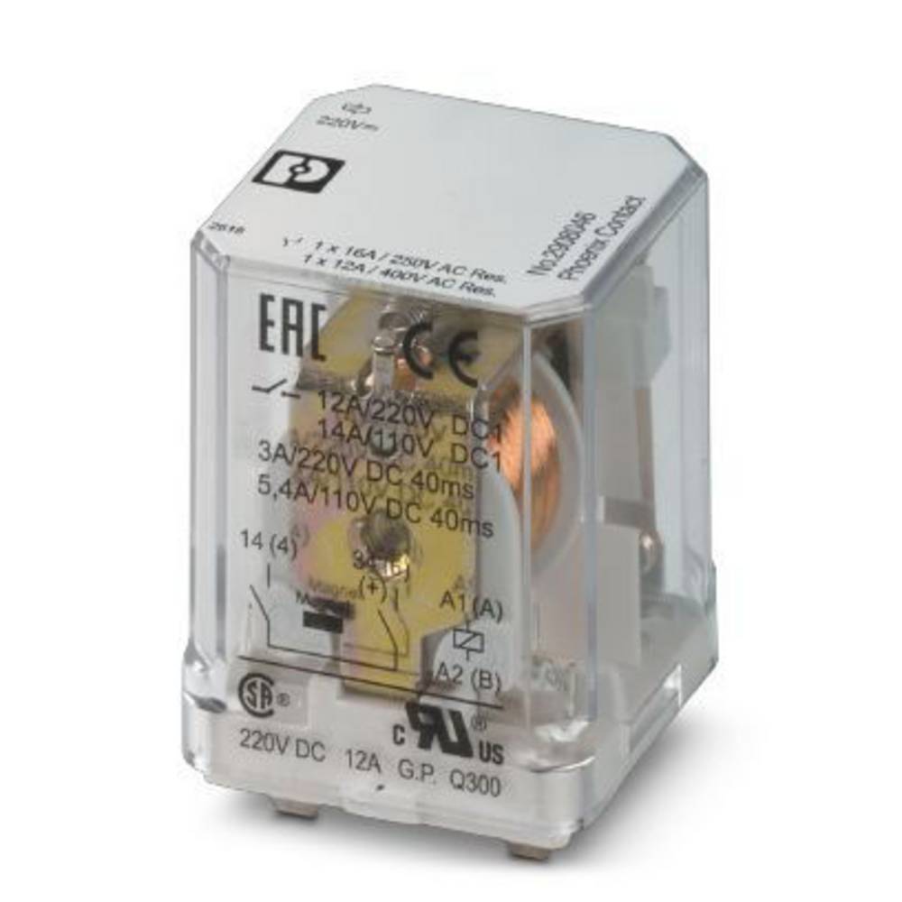 Phoenix Contact REL-PR1-220DC/1/MB Relais 220 V/DC 16 A 1x NO 1 stuk(s)