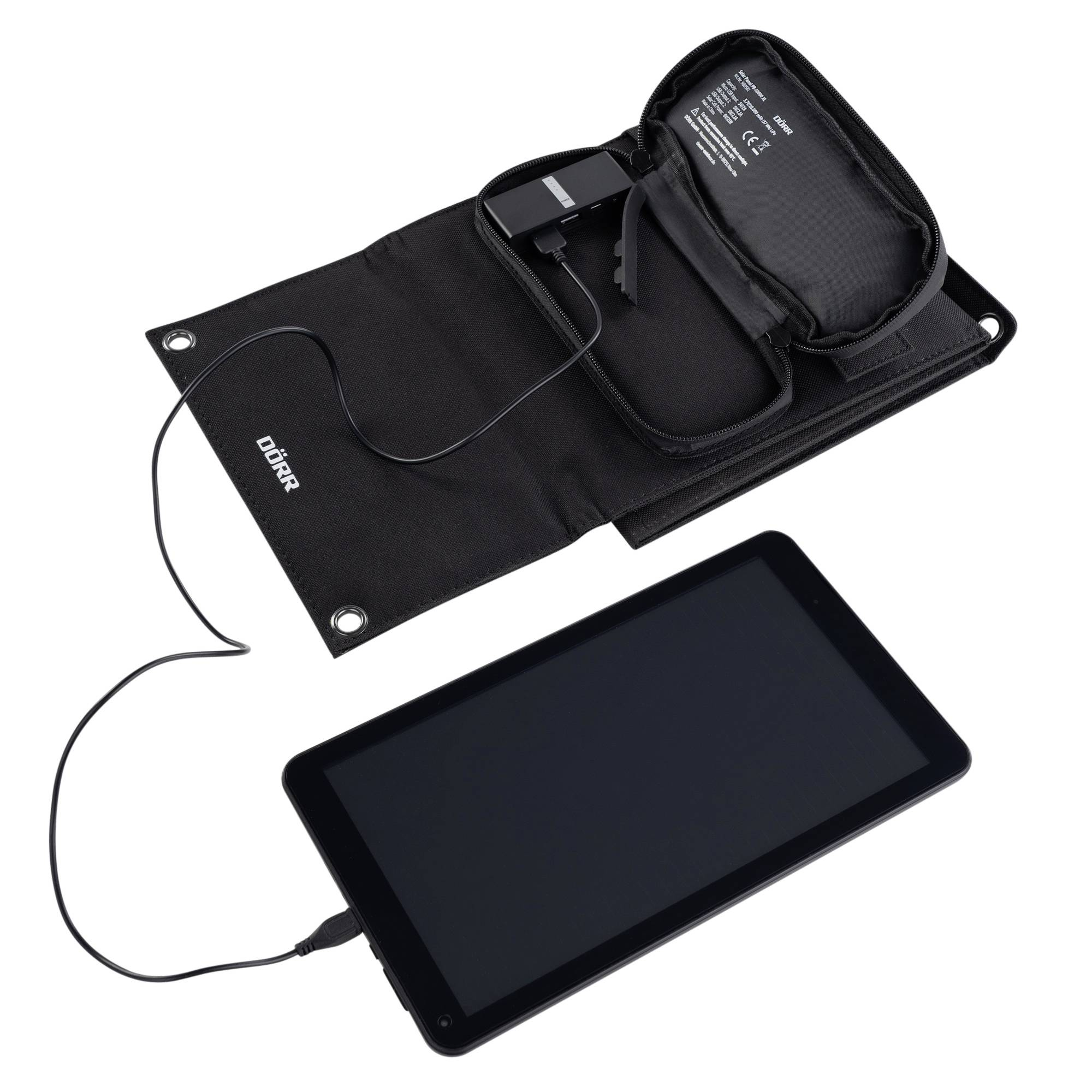 Dörr PB-10000 mAh 21W XL zonnepaneel met powerbank