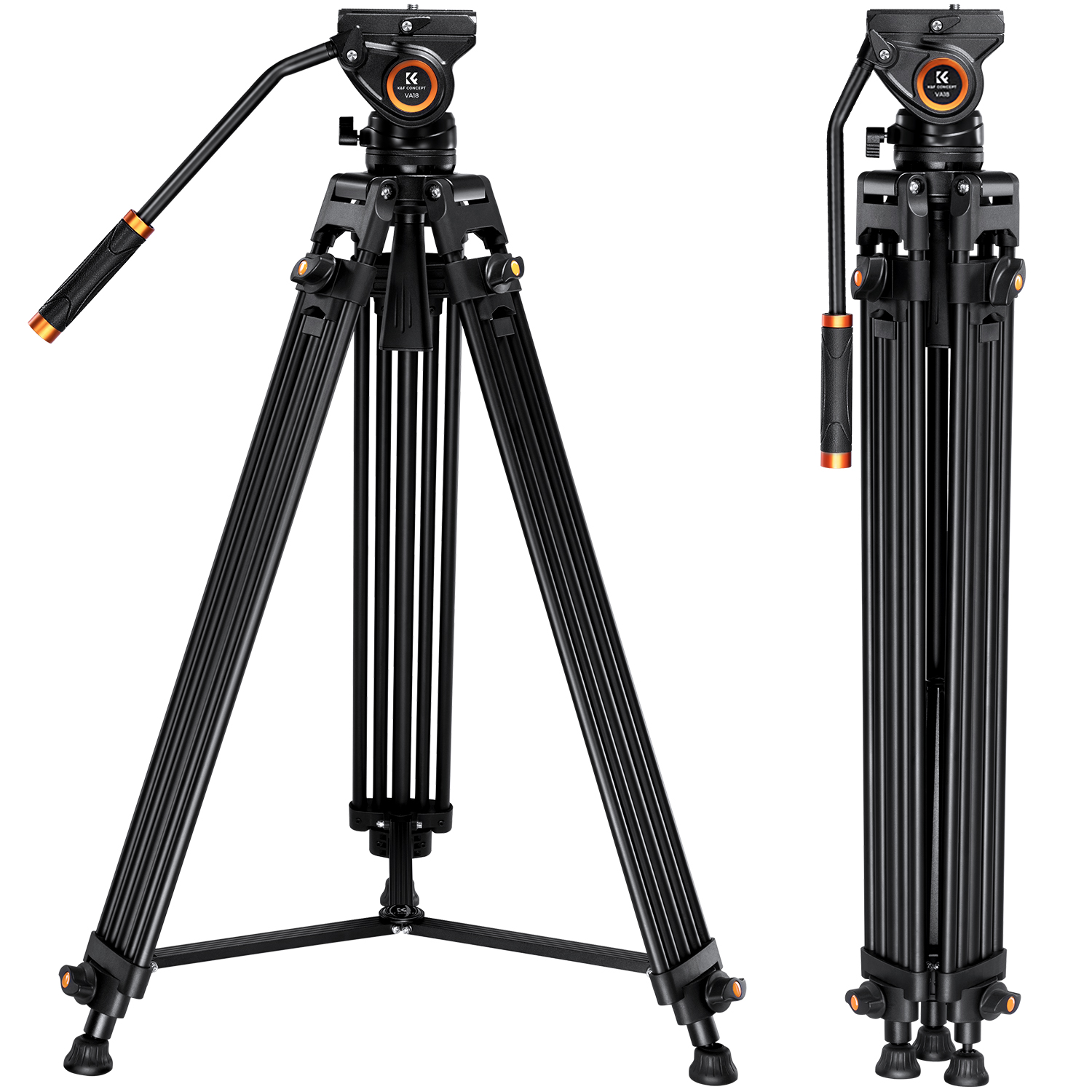 K&F Concept Video Statief VA18+VH081