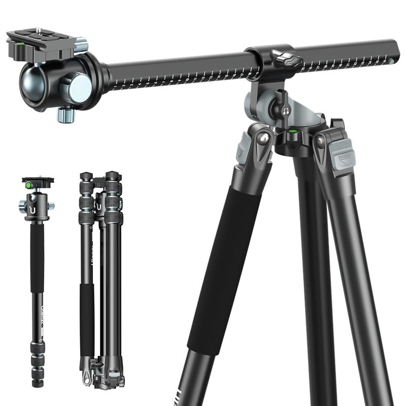 Ulanzi MT-59 Professioneel Aluminium Statief met Kantelbare Arm - 176cm