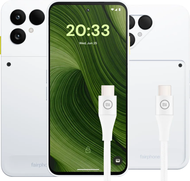 Fairphone 6 256GB Wit 5G + Accessoirepakket