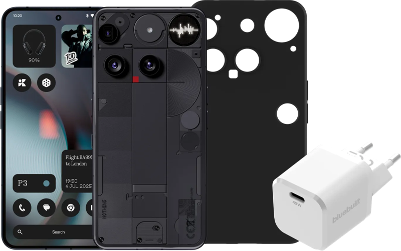 Nothing Tech Nothing Phone (3) 256GB Zwart 5G + Accessoirepakket