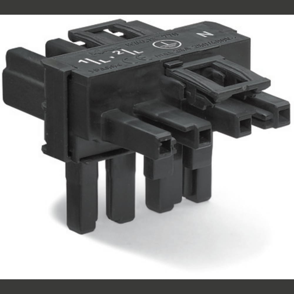 WAGO GmbH & Co. KG Net-T-splitter [Netstekker - Netbus, Netbus] Totaal aantal polen: 4 Wit 50 stuk(s)