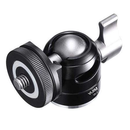 VIJIM VK-3 balhoofd met cold shoe-mount en 1/4 schroef