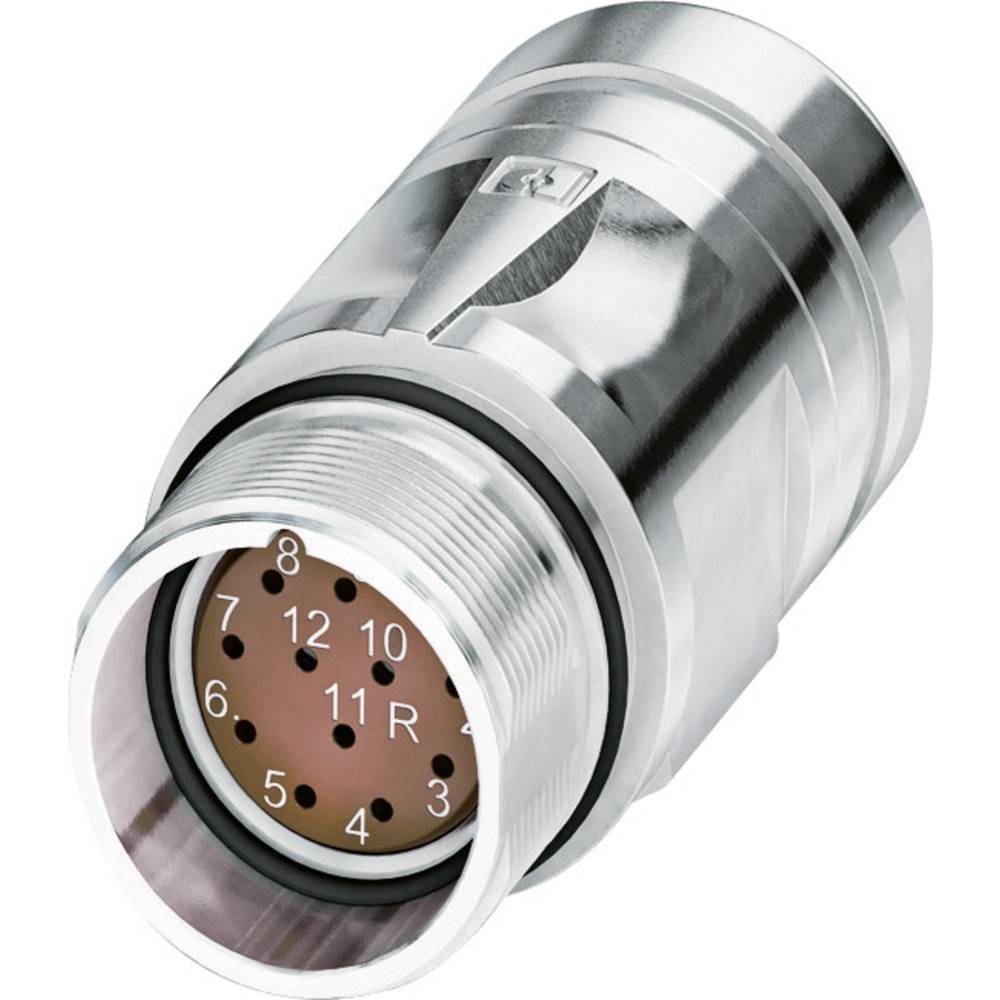Phoenix Contact M23 Koppelingsstekker met SPEEDCON 1620016 CA-12F1N8A95DU Zilver  Inhoud: 1 stuk(s)