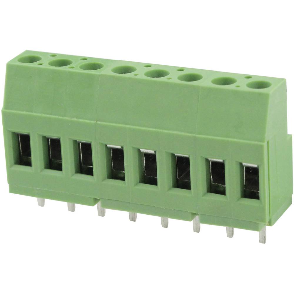 Degson DG129-5.08-02P-14-00AH-100 Klemschroefblok 3.31 mm² Aantal polen 2 Groen 100 stuk(s)