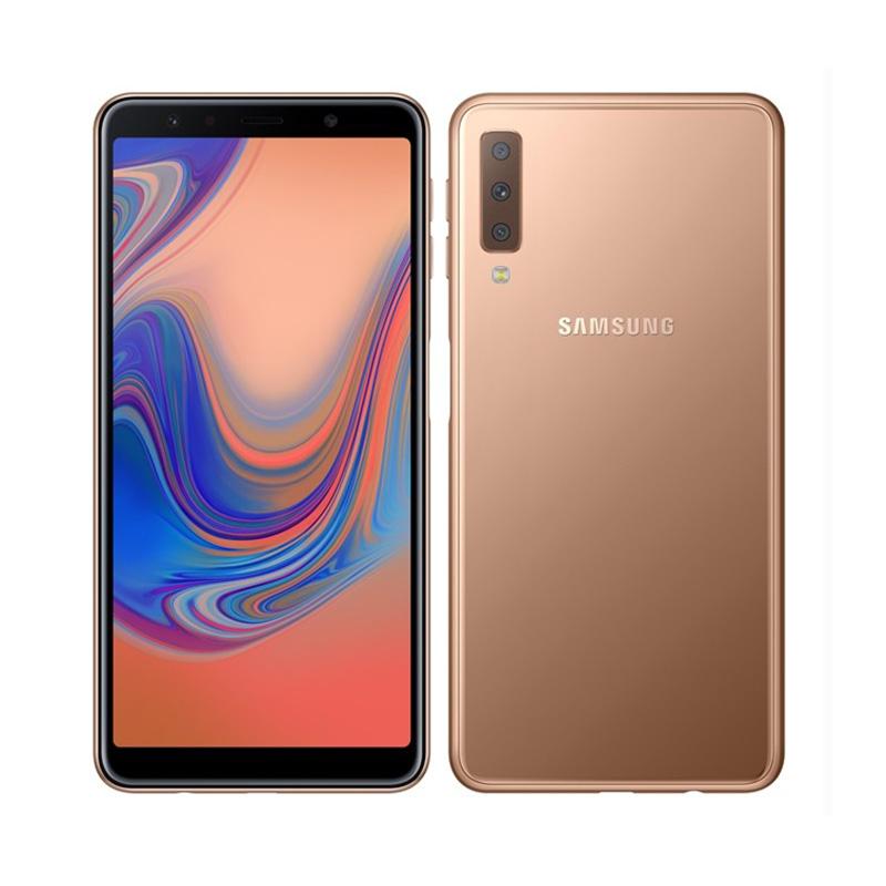 Samsung 95% nieuwe Gereviseerde  Galaxy A7 (2018) A750F Dual SIM Android 4GB RAM 128GB ROM Simple Set goud