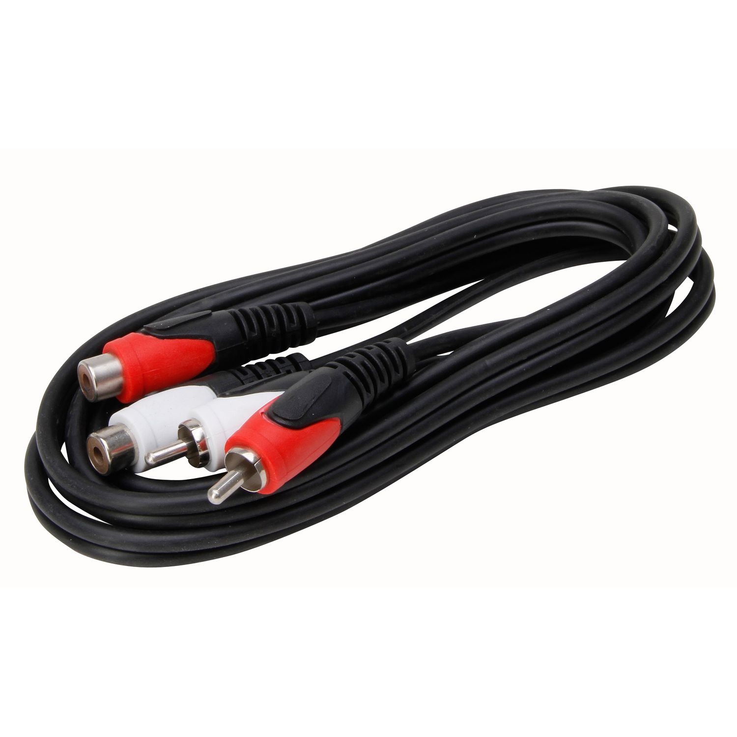 Kopp Verbindingskabel Audio2 Tulp Stekkers En 2 Tulp Contrastekker1,5m