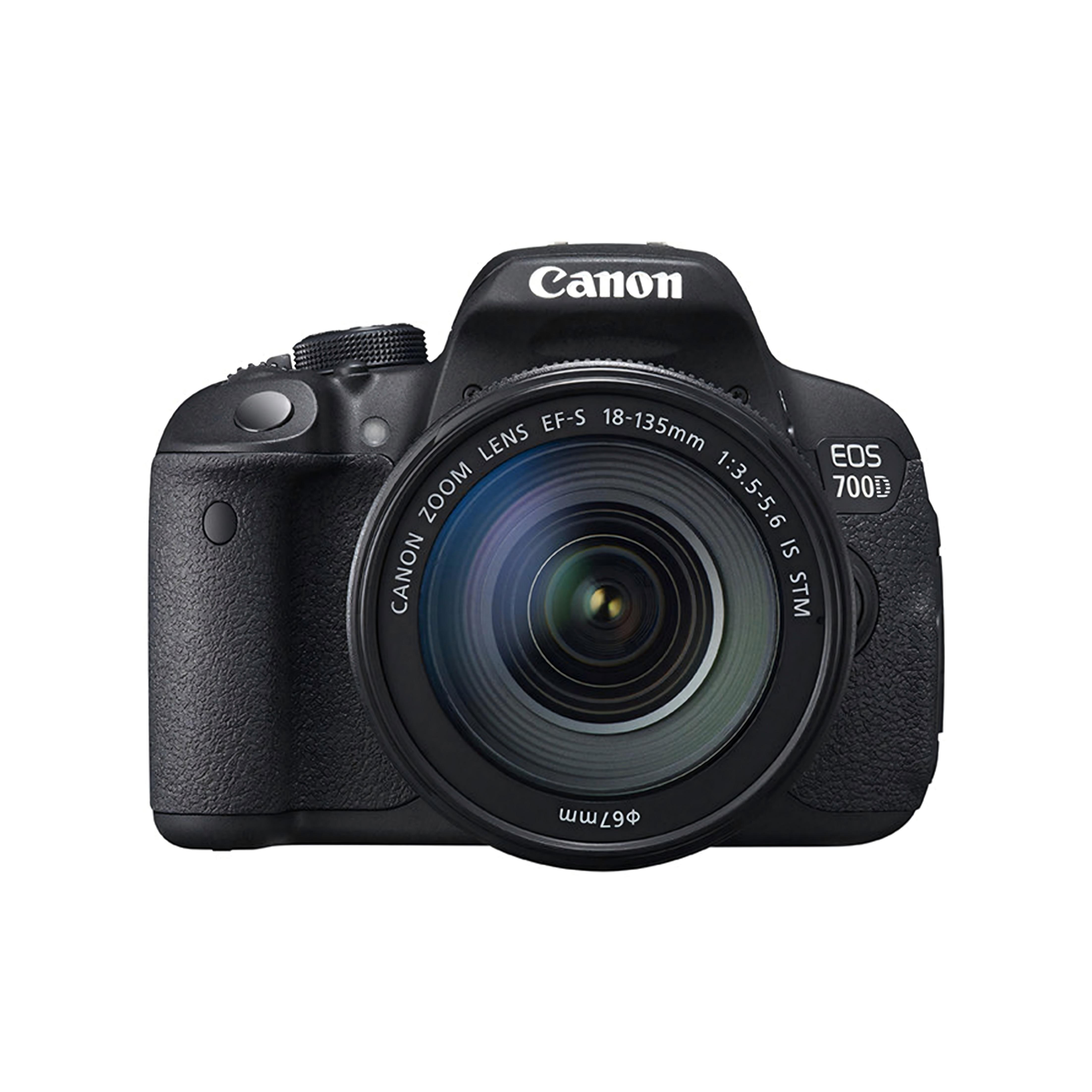 Canon EOS 700D DSLR Camera + EF-S 18-135mm f/3.5-5.6 IS STM Zoomlens zwart