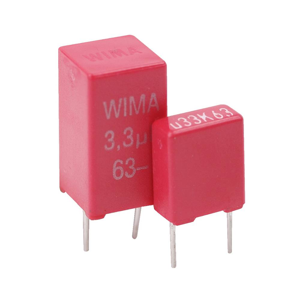 Wima 1 stuk(s) MKT-foliecondensator (l x b x h) 7.2 x 2.5 x 6.5 mm
