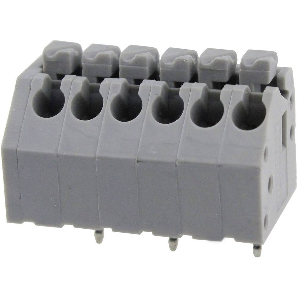 Degson DG250-3.5-02P-11-00AH-200 Veerkrachtklemblok 0.82 mm² Aantal polen 2 Grijs 200 stuk(s)