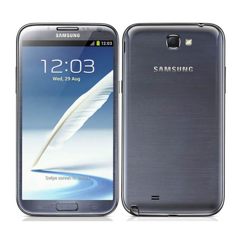 Samsung 95% nieuw Gereviseerd  Origineel  Galaxy Note II N7100 4G 8MP 2GB RAM 16GB ROM Mobiele Telefoon simple set zwart